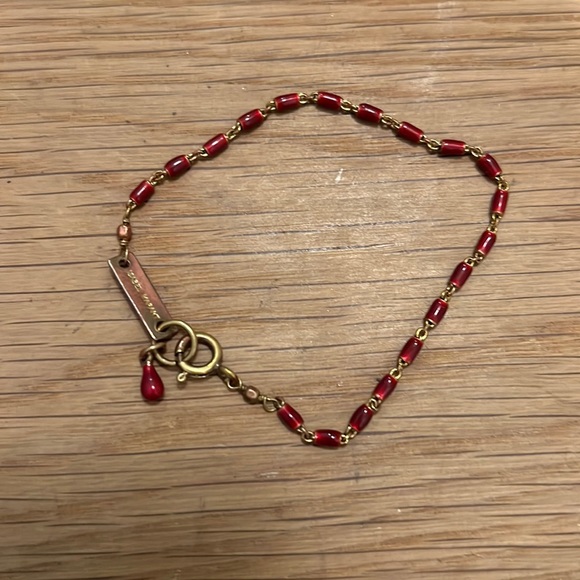 Isabel Marant Jewelry - Isabel Marant Red & Gold Matches Bracelet
